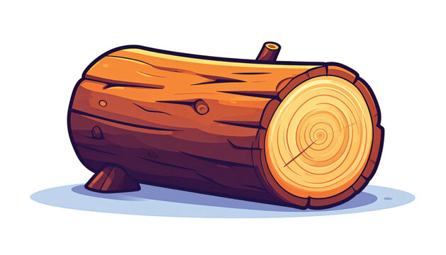 Log Cut Timber Wooden Tree Trunk.