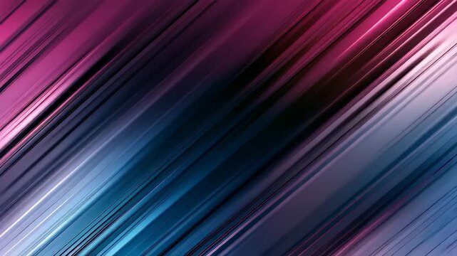 Abstract Diagonal Motion Lines in Pink and Dark Metallic Tones