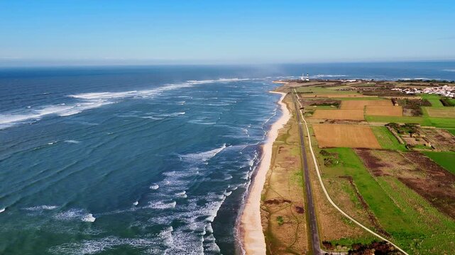 Oleron Island Coastline, Drone Footage