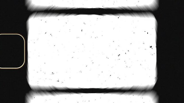 Super 8 Film Frame Retro Archival Film Border for Video Editing with alpha channel