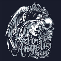 Obraz premium Art of Los Angeles in design