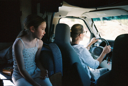 UGC film RV Road trip family travel  mother daughter  film Arizona 