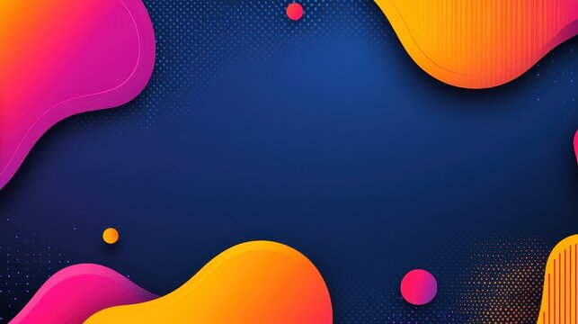 Vibrant abstract modern business accounting background with colorful fluid patterns and gradients