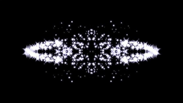 glittering stars lines on black screen background. glowing star burst, glitter doodle stars while magic sparkles glitter line, glowing pixie dust burst, glitter shimmer with twinkling particles.