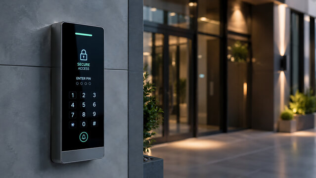 Secure Access Control Login Panel Concept