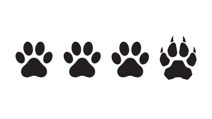 animal paw prints © Nadira