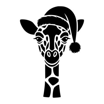 Giraffe Santa