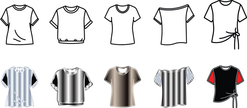 T shirt design templates and styles for custom apparel