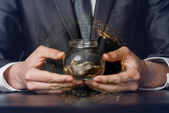 Holding wealth in a glass jar