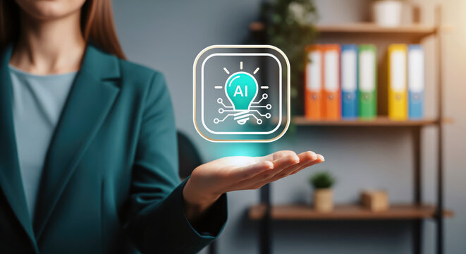 AI literacy workshop for office teams shows intelligent assistant idea as a practical lesson in prompt skill, task planning, employee reskilling and safer automation adoption during staff training