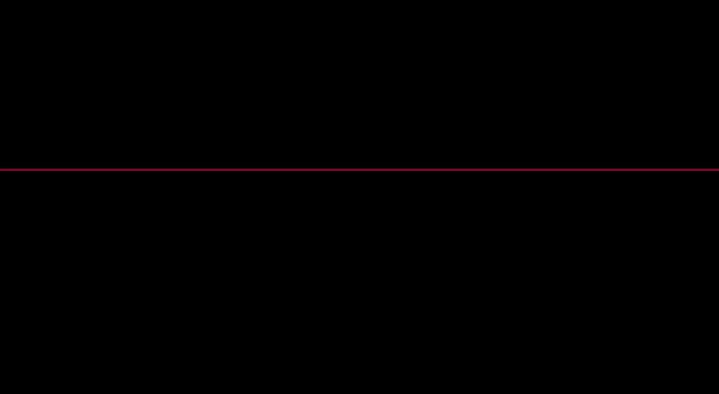 Abstract red laser beam scanning across dark background, high-tech light effect animation