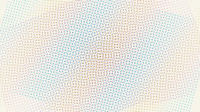 Colorful dotted pattern with bright shades in swirling design