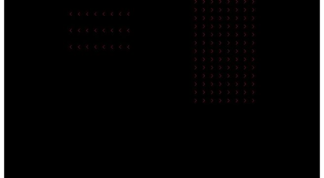 Minimalist abstract motion animation background, with pulsing red, geometric arrow patterns
