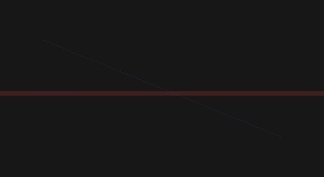 Minimalist abstract motion with intersecting geometric lines animation
