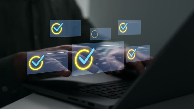 Digital checklist management for business certification and quality assurance. Quality certification service and standardization.Quality assurance document management technology standards and ISO.	

