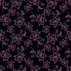 Fototapeta premium seamless floral pattern