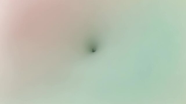 Showing focus-shift causing dark spot darkening, sharpening in abstract closeup, pink mint backdrop