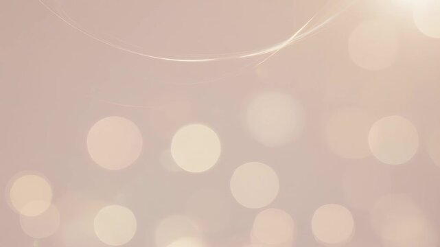 Animating abstract bokeh cluster drifting right, brightening streaks into top-right flare, backdrop