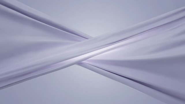 Gliding lavender-gray panels sliding with gentle breeze starting in studio, showing soft glow
