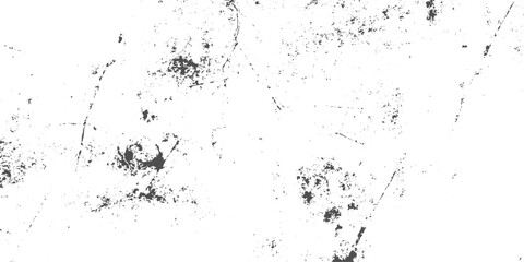 Fototapeta premium A minimal abstract scene of scattered black ink splatters and dust particles drifting across a clean white background. dirty grain and noise texture.