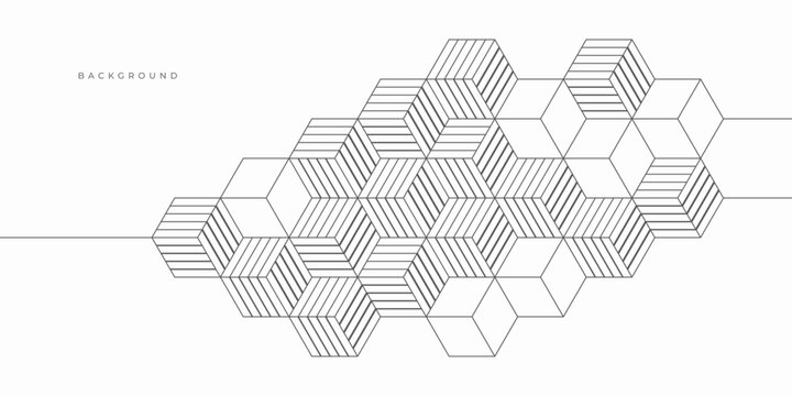 Abstract geometric technological background. Vector creative design.