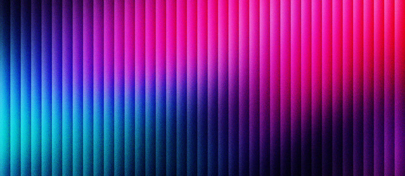 Neon vertical lines abstract background, vibrant purple and blue glowing stripes pattern, futuristic light bars texture for digital wallpaper, modern colorful gradient rhythmic line design.