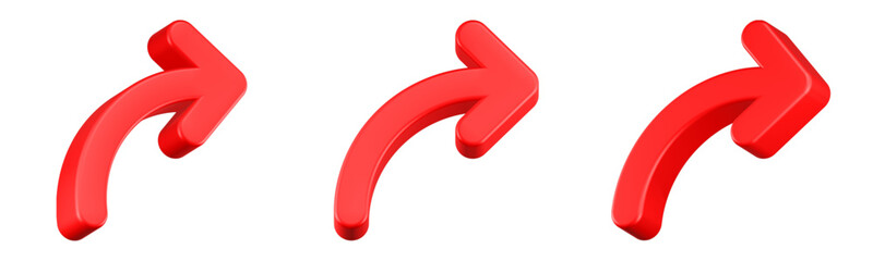 upright arrow icon 3d render © Rani
