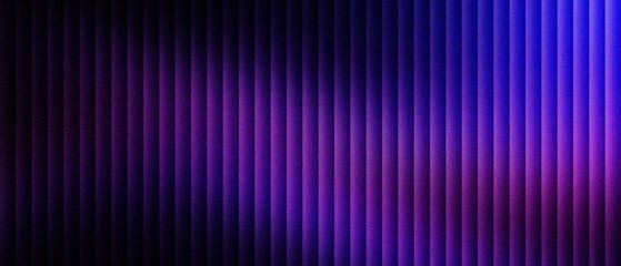Abstract purple neon light background with vertical stripes, glowing violet lines pattern for futuristic technology backdrop, dark blue gradient texture for modern digital gaming wallpaper.