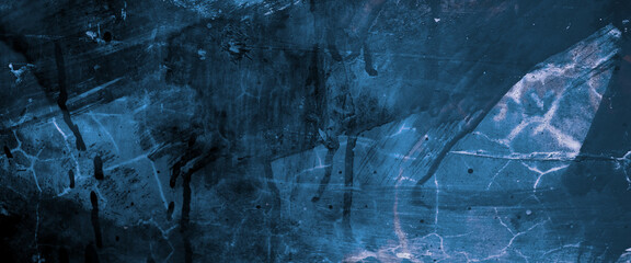 Blue ice glacier landscape suitable for winterthemed designs, environmental publications, travel brochures, outdoor adventure websites, and climate change awareness campaigns. © Dinamartina93