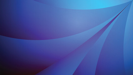 Fototapeta premium Abstract blue and purple gradient background with curved shapes