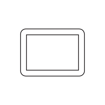 Tablet Outline Icon