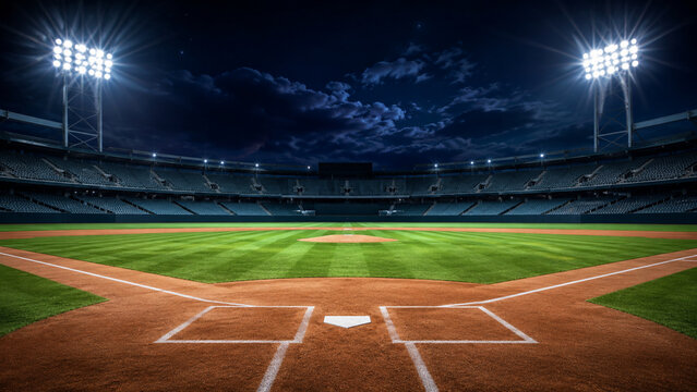 Baseball Inspired Stadium Lights