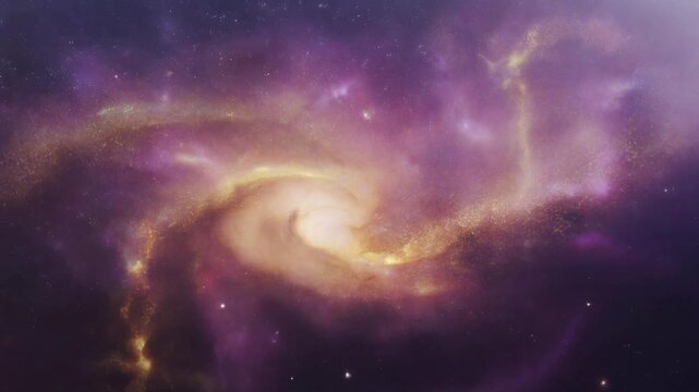 Spiral Galaxy in Deep Space