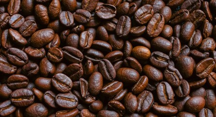 Fototapeta premium roasted coffee beans