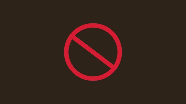Red circle loading indicator animation in dark background with cinematic motion and subtle camera zoom