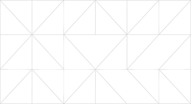 Uniform triangle grid pattern constructed from thin grey lines on a white background creating a subtle tessellated geometric texture.