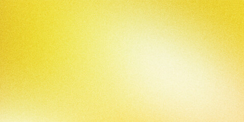 Naklejka premium Golden light grainy gradient background pastel banner backdrop copy space