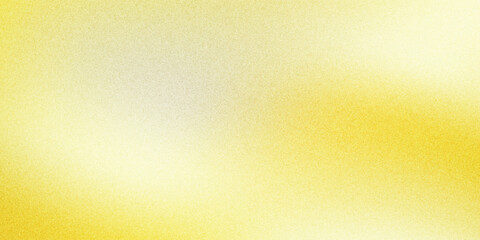 Fototapeta premium Golden light grainy gradient background pastel banner backdrop copy space