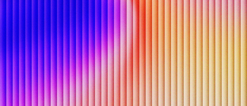 Abstract vertical line pattern with vibrant color gradient, modern geometric background with blue purple and orange stripes, textured linear backdrop for digital design and creative media.
