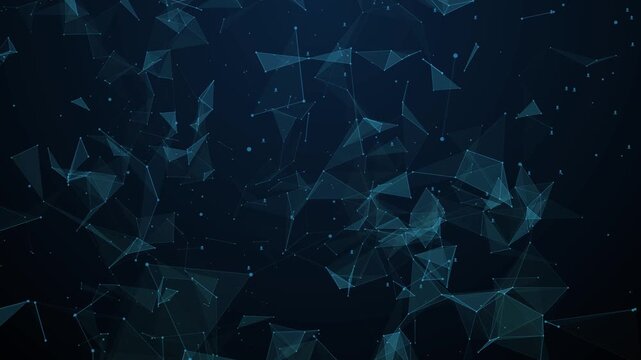 Plexus social network animation for worldwide recruitment, human resources, international team collaboration, and global business connectivity.