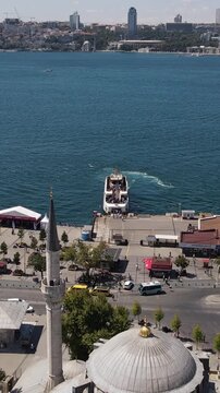 Islamic Muslim Mosque Seaside Istanbul