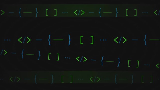 software development code syntax inspired vector motion