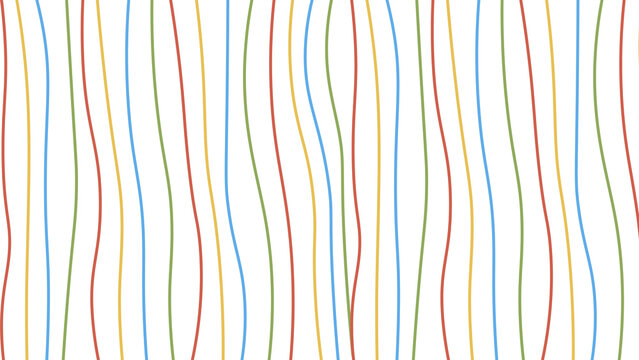 Colorful wavy line pattern background