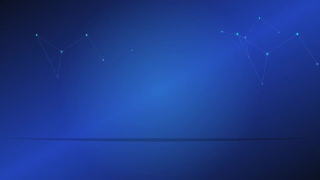 vibrant corporate blue gradient tech network animation
