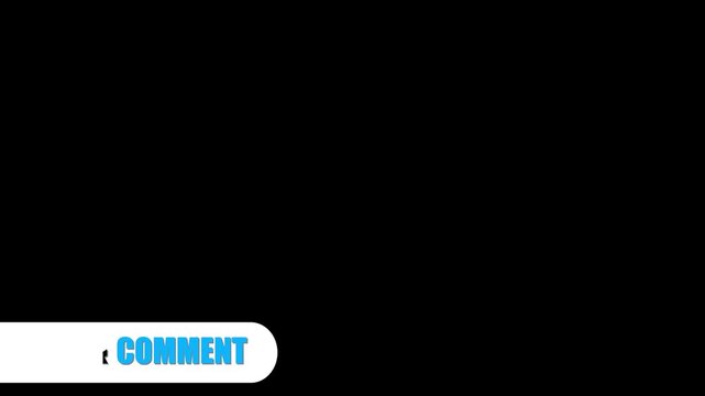 Subscribe Like Comment Animation Pack for YouTube and Social Media, Modern Call To Action Buttons, Notification Bell, Engagement Motion Graphics Template
