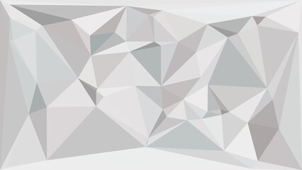 Fototapeta premium Abstract geometric low poly background in neutral grey shades for modern design project layouts