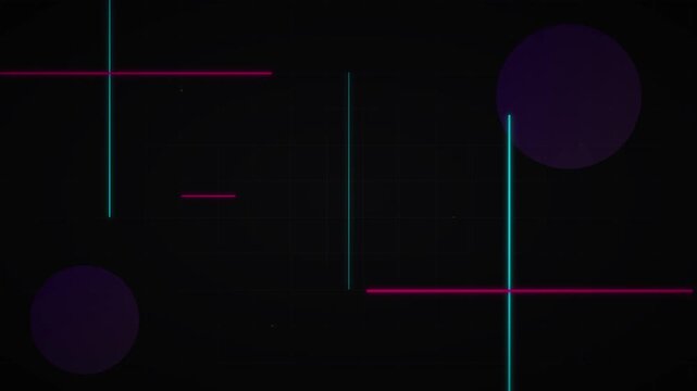 Vibrant Neon Glow Professional Tech Background Slide
