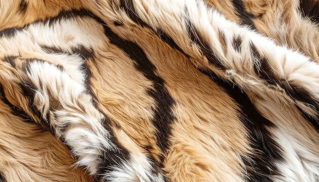 Faux tiger fur texture