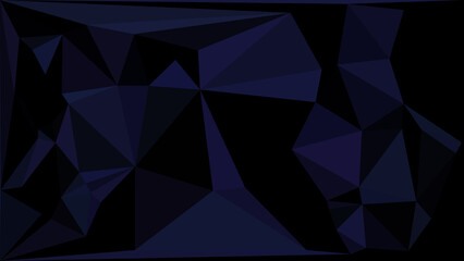 Obraz premium Abstract geometric dark violet background with low poly triangles for modern digital graphic art.