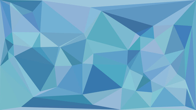 Abstract geometric background with soft blue polygonal shapes and modern triangular art patterns